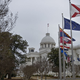 A view of the state capitol on March 6, 2015, in Montgomery, Alabama. March 7 will mark the 50th anniversary of Bloody Sunday when civil rights marchers attempting to walk to the Alabama capital of Montgomery for voters’ rights clashed with police.